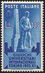 1933 - Giuochi Universitari Internazionali  - Torino