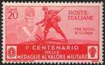 1934 -  Centenario dell'istituzione delle medaglie al valor militare  - Granatieri