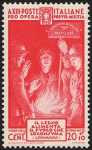 1935 - Pro Opera di Previdenza M.V.S.N. - 4ª emissione - Giuramento dei legionari 