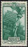 1935 - Pro Opera di Previdenza M.V.S.N. - 4ª emissione - Aquila e labari della M.V.S.N.