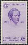 1935 - Centenario della morte di Vincenzo Bellini - ritratto