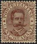 1889 -  Effige di Umberto I in cornici diverse