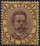 1889 -  Effige di Umberto I in cornici diverse