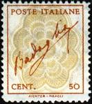 Firma di Badoglio su decorazione - rosa