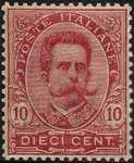 1891 -  Effige di Umberto I