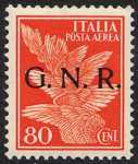 Posta aerea - Francobolli  del 1930-34 sovrastampati G.N.R.