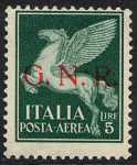 Posta aerea - Francobolli  del 1930-34 sovrastampati G.N.R.