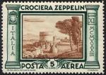 Posta Aerea - Crociera in Italia del dirigibile Graf Zeppelin - Tomba di Cecilia Metella