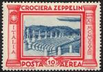 Posta Aerea - Crociera in Italia del dirigibile Graf Zeppelin - Stadio dei marmi