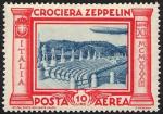 Posta Aerea - Crociera in Italia del dirigibile Graf Zeppelin - Stadio dei marmi