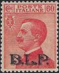 1922 - B.L.P. - Regno - Francobolli del 1901 / 19 con soprastampa modificata