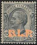 1923 - B.L.P. - Regno - Francobolli del 1901 / 19 con soprastampa modificata