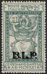 1922 - B.L.P. - Regno - VI° Centenario della morte di Dante Alighieri - francobolli del Regno  con soprastampa - non emessi