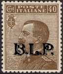 1923 - B.L.P. - Regno - Effige di Vittorio Emanuele III volta a sinistra - francobolli del Regno  con soprastampa - non emessi