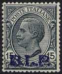 1922 - B.L.P. - Regno - Francobolli del 1901 / 19 con soprastampa modificata