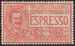 1903 - Espresso - Effige di Vittorio Emanuele III - tipo Floreale