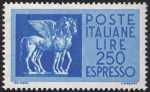 1968 - Repubblica - Espressi - Nuovo tipo «Cavalli Alati» su carta fluorescente