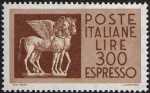 1968 - Repubblica - Espressi - Nuovo tipo «Cavalli Alati» su carta fluorescente