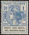 1924 - Enti Semistatali - Regno - Associazione Nazionale Mutilati e Invalidi di Guerra