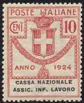 1924 - Enti Semistatali - Regno - Cassa Nazionale Assicurazione Infortuni sul Lavoro