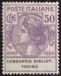 1924 - Enti Semistatali - Regno - Consorzio Biblioteche Torino