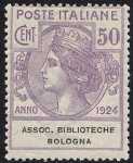 1924 - Enti Semistatali - Regno - Associazione Biblioteche Bologna 