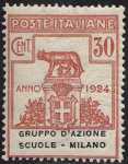 1924 - Enti Semistatali - Regno - Gruppo D'Azione Scuole Milano