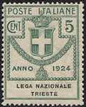 1924 - Enti Semistatali - Regno - Lega Nazionale Trieste