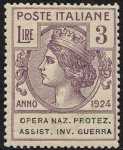1924 - Enti Semistatali - Regno - Opera Nazionale Protezione e Assistenza Invalidi di Guerra