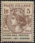 1924 - Enti Semistatali - Regno - Opera Nazionale Protezione e Assistenza Invalidi di Guerra