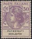 1924 - Enti Semistatali - Regno - Patronati Scolastici