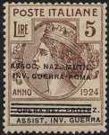 1924 - Enti Semistatali - Regno - Associazione Nazionale Mutilati e Invalidi di Guerra - Roma