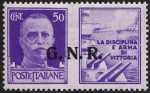 1943 / 44 - Propaganda di Guerra -  G.N.R. - francobolli del Regno soprastampati «G.N.R.» 