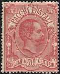 1884 - Pacchi Postali  - Regno - Effige di Umberto I