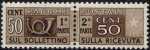 1955 - Pacchi Postali - Repubblica - tipo del 1946 - nuova filigrana stelle