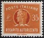 1965 - Recapito autorizzato - Repubblica - «Italia turrita» - nuovi valori