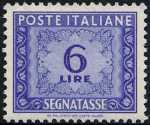 1947 / 1954 - Segnatasse  Repubblica - Cifra in ornato