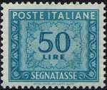 1947 / 1954 - Segnatasse  Repubblica - Cifra in ornato