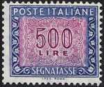 1992 - Segnatasse  Repubblica - Tipi del 1961con dicitura «I.P.Z.S.  ROMA» sul margine inferiore