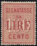 1884 - Segnatasse Regno - Nuovo tipo