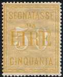 1903 - Segnatasse Regno - tipi del 1884  -  valori diversi