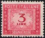 1947 / 1954 - Segnatasse  Repubblica - Cifra in ornato