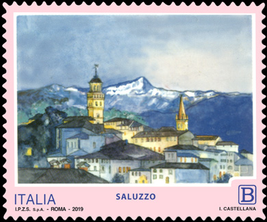 Turistica - 46ª serie  - Patrimonio naturale e paesaggistico : Saluzzo (CN)