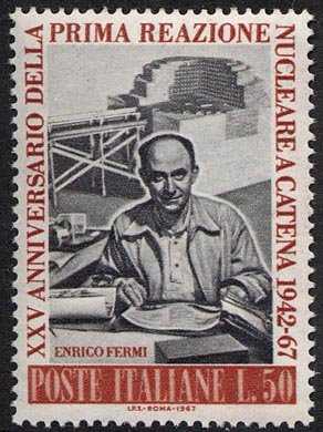 25° Anniversario della 1ª reazione nucleare a catena - Enrico Fermi