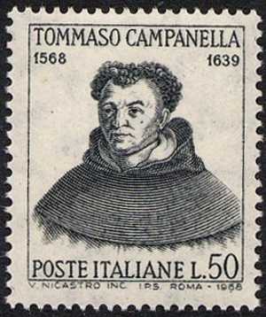 4° Centenario della nascita di Tommaso Campanella - ritratto del filosofo