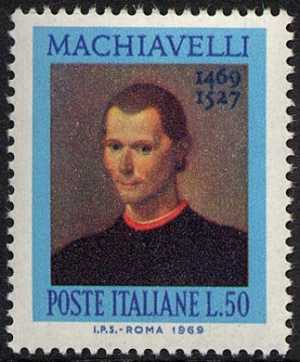 5° Centenario della nascita di Niccolò Macchiavelli - ritratto