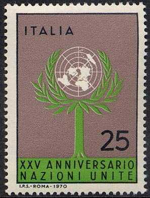 XXV Anniversario dell' O.N.U. - L. 25