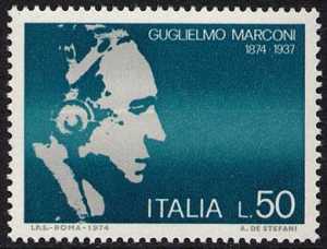 Centenario della nascita di Guglielmo Marconi - ritratto