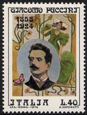 Cinquantenario della morte di Giacomo Puccini - ritratto
