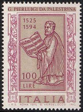 450° Anniversario della nascita di Giovanni Pierluigi da Palestrina - frontespizio del '1° Libro delle Messe'